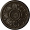 Ekena Millwork Edinburgh Ceiling Medallion (Fits Canopies up to 5 1/4"), 18"OD x 1 3/4"P, Stone Hearth Crackle CM18EDSHC - alternate 1